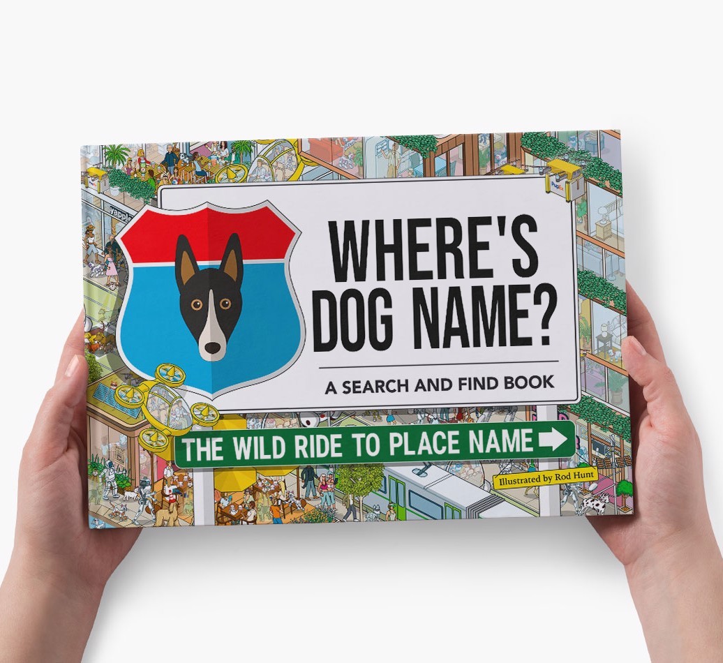 Personalized Dog Book - Where's Your Dog - Wild Ride