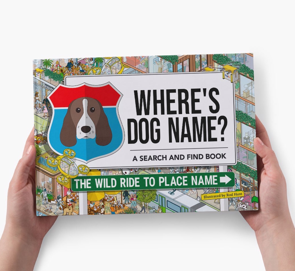 Personalized Dog Book - Where's Your Dog - Wild Ride