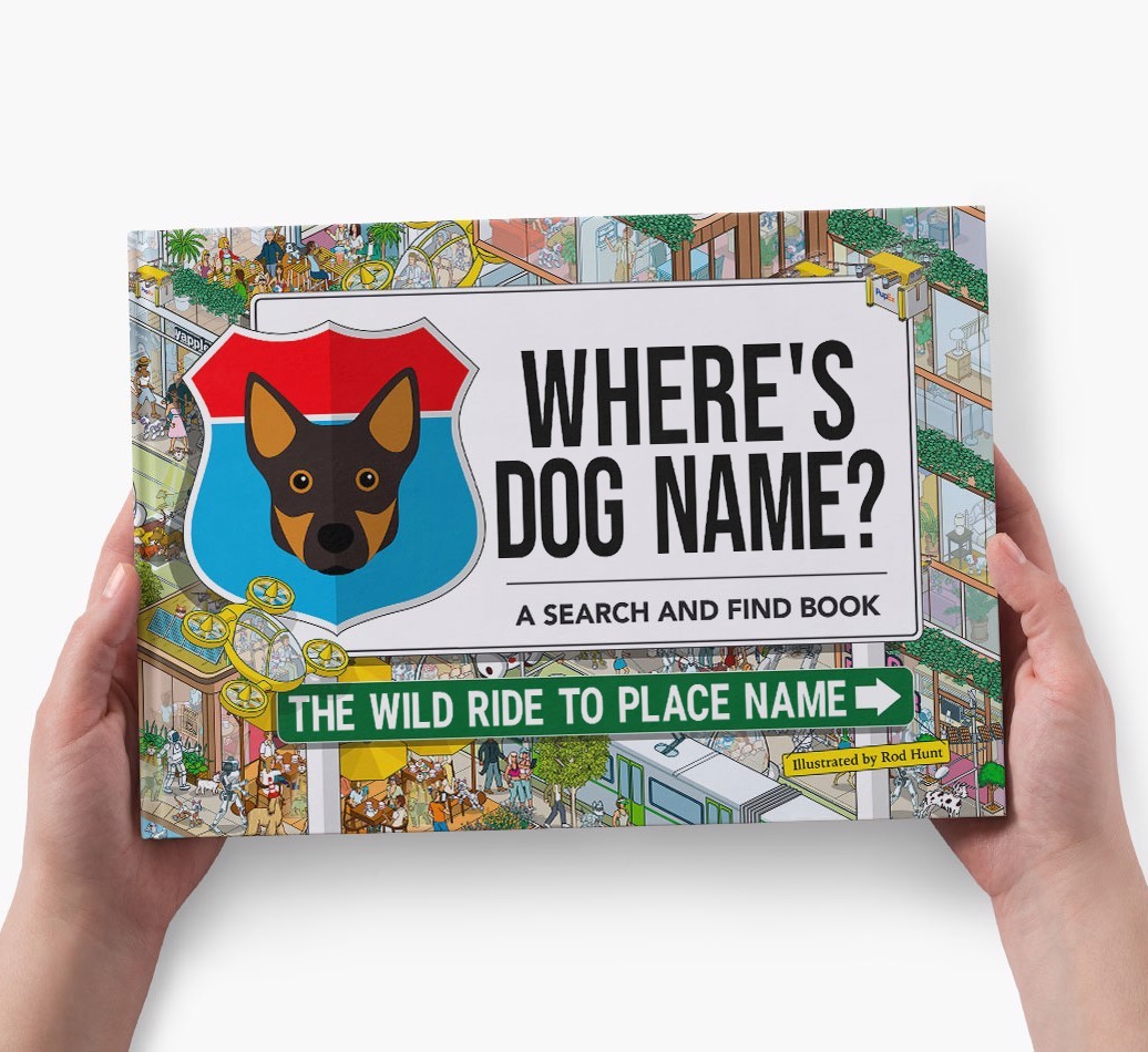 Personalized Dog Book - Where's Your Dog - Wild Ride