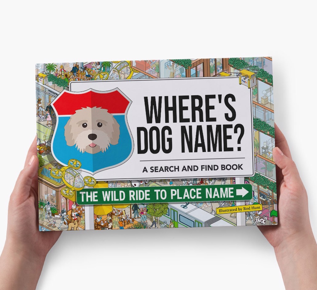 Personalized Dog Book - Where's Your Dog - Wild Ride