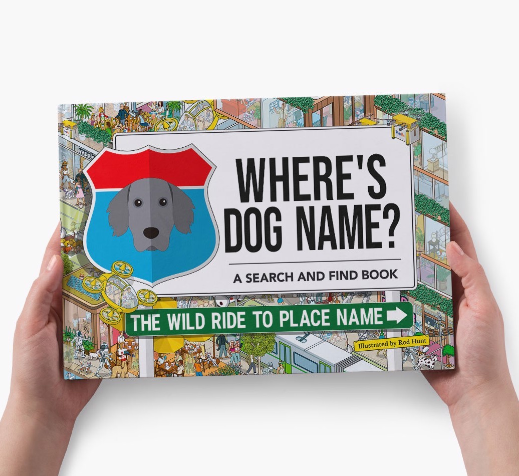 Personalized Dog Book - Where's Your Dog - Wild Ride