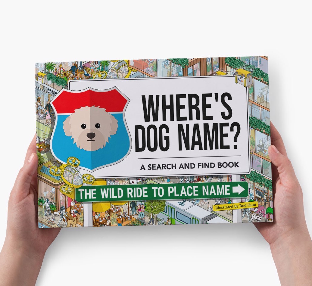 Personalized Dog Book - Where's Your Dog - Wild Ride