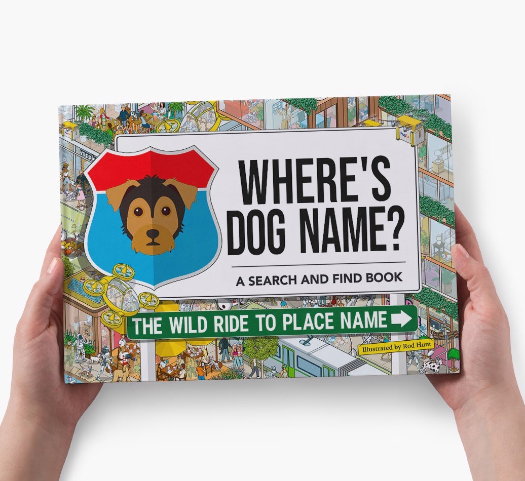 Personalized Dog Book - Where's Your Dog - Wild Ride