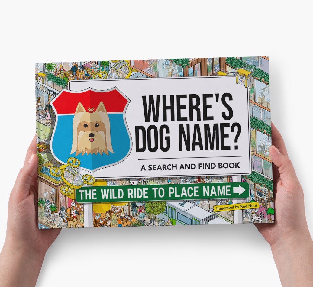 Personalised Dog Book - Where's Your Dog - Wild Ride