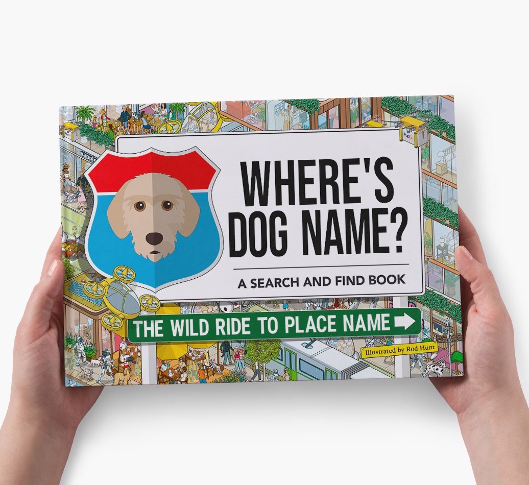 Personalized Dog Book - Where's Your Dog - Wild Ride