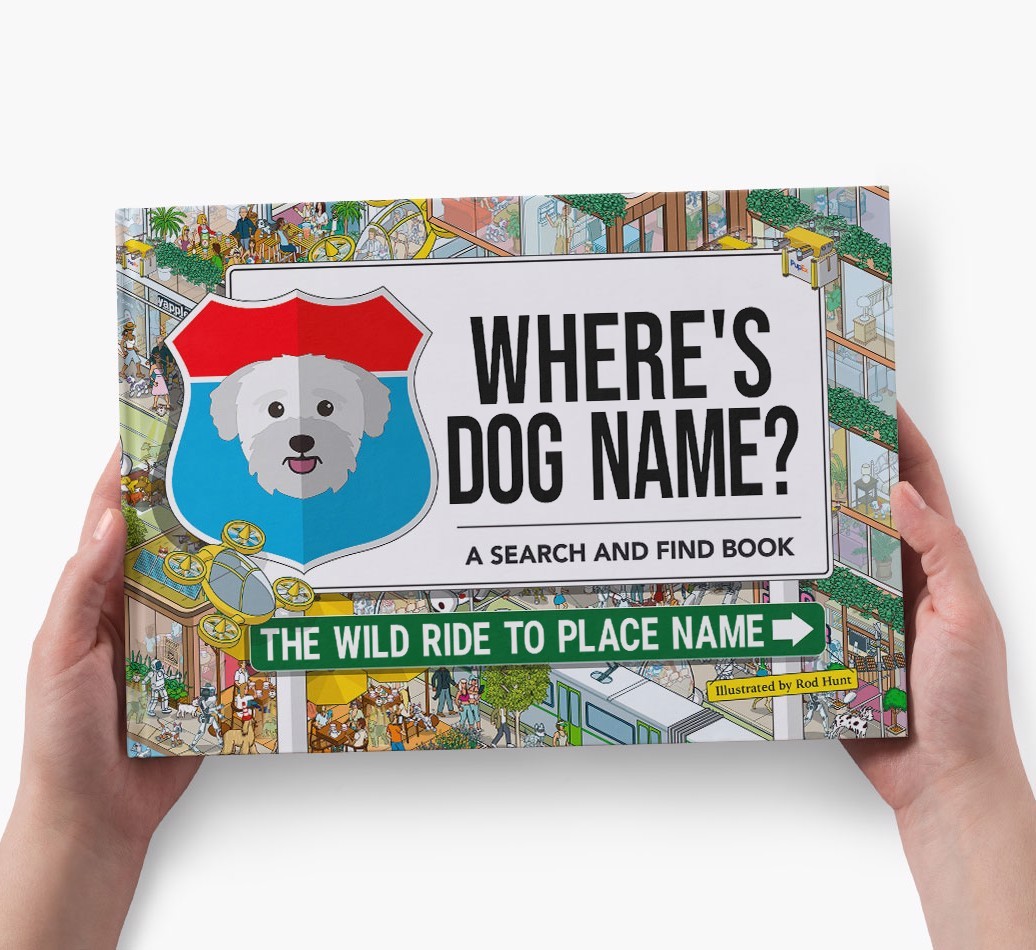 Personalised Dog Book - Where's Your Dog - Wild Ride