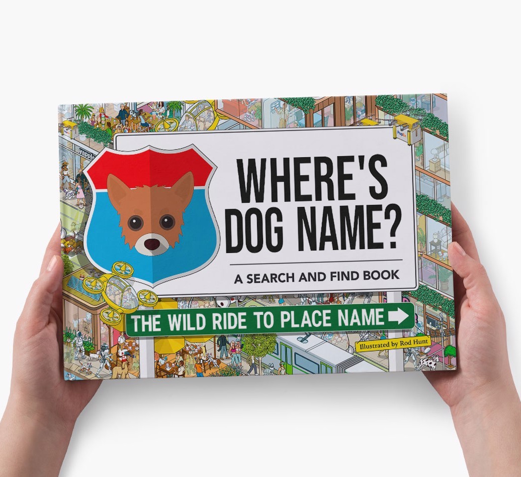 Personalized Dog Book - Where's Your Dog - Wild Ride