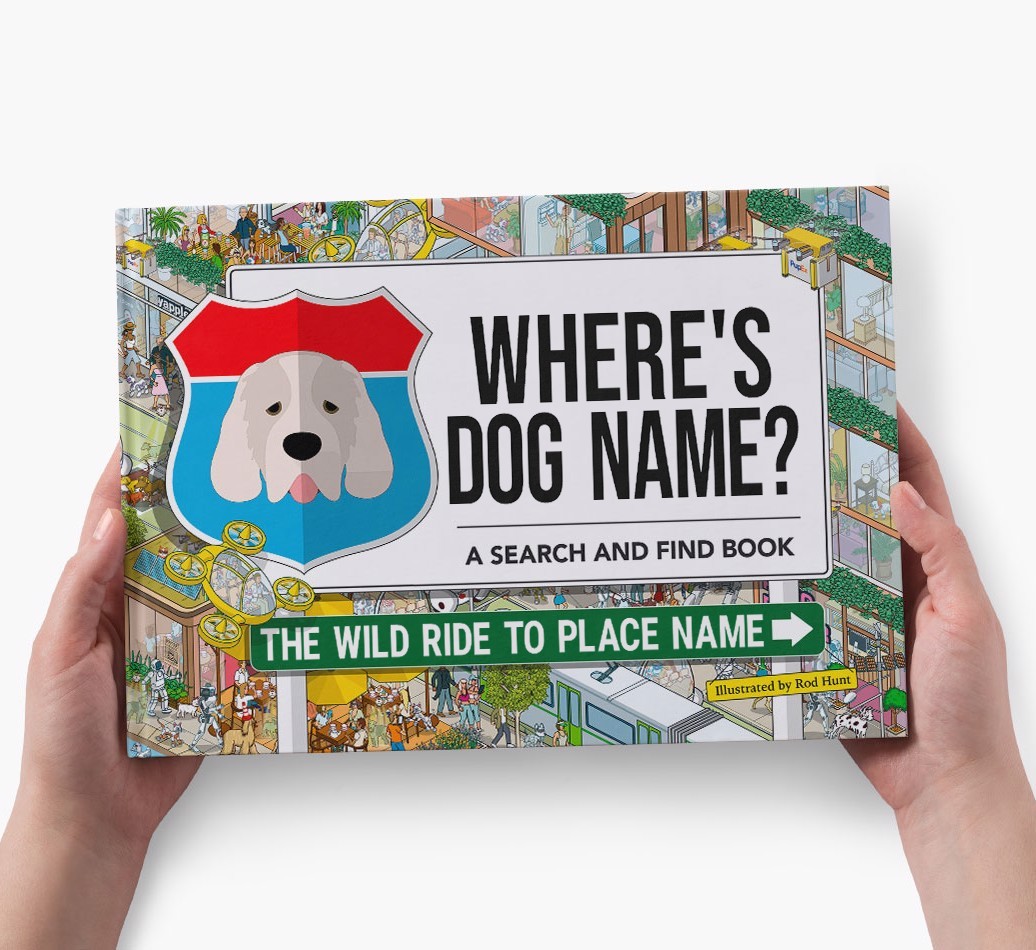 Personalized Dog Book - Where's Your Dog - Wild Ride