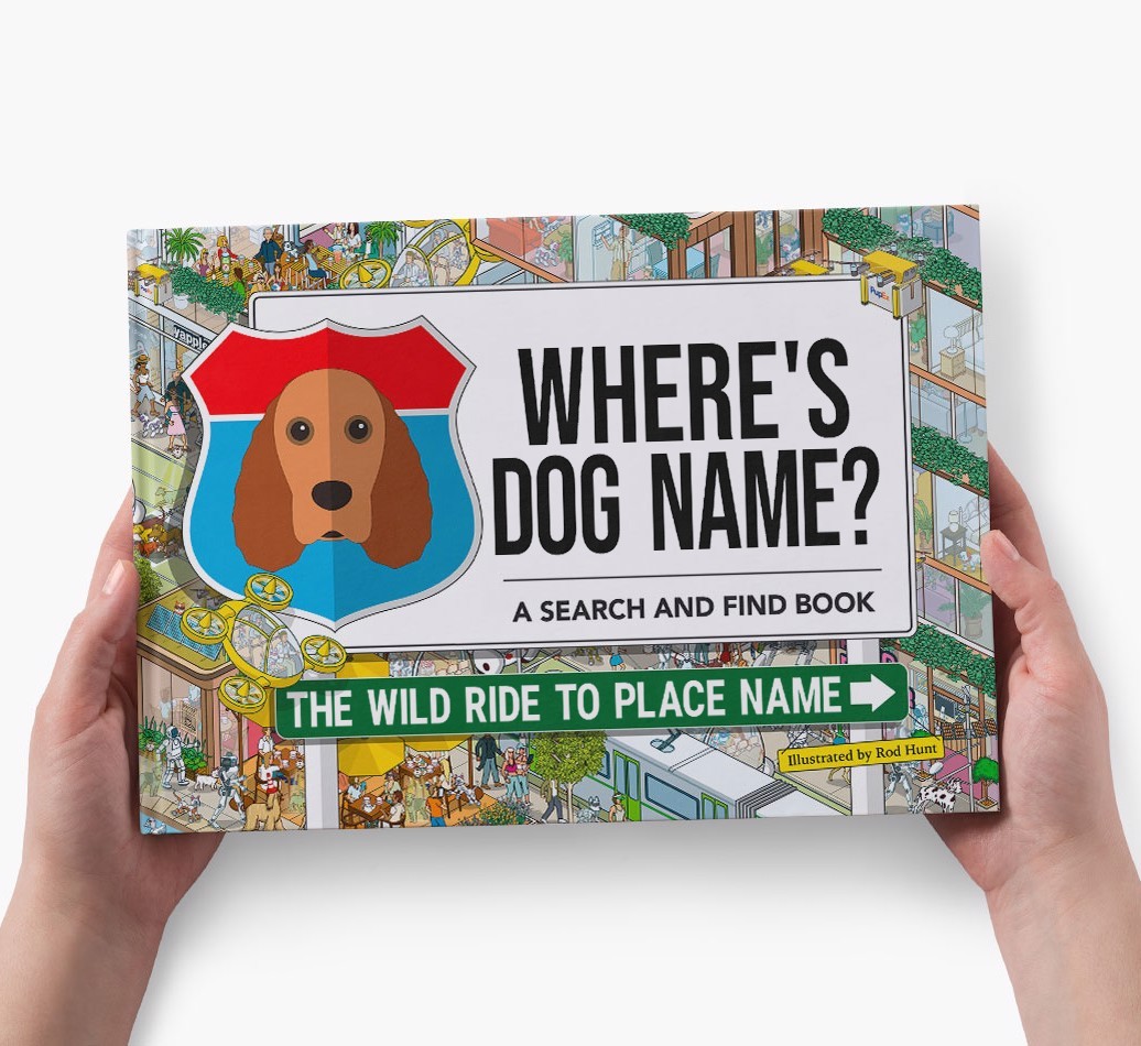 Personalized Dog Book - Where's Your Dog - Wild Ride