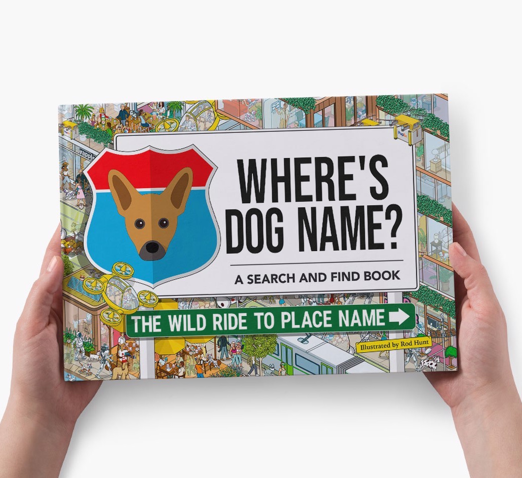 Personalized Dog Book - Where's Your Dog - Wild Ride