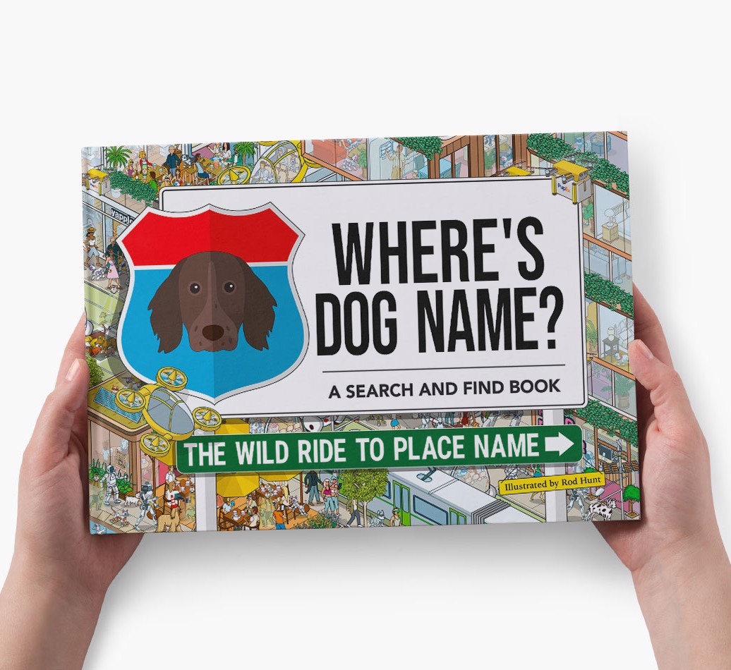 Personalized Dog Book - Where's Your Dog - Wild Ride