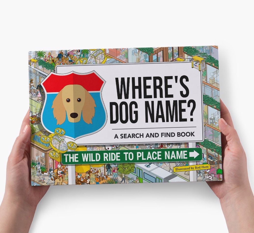 Personalized Dog Book - Where's Your Dog - Wild Ride