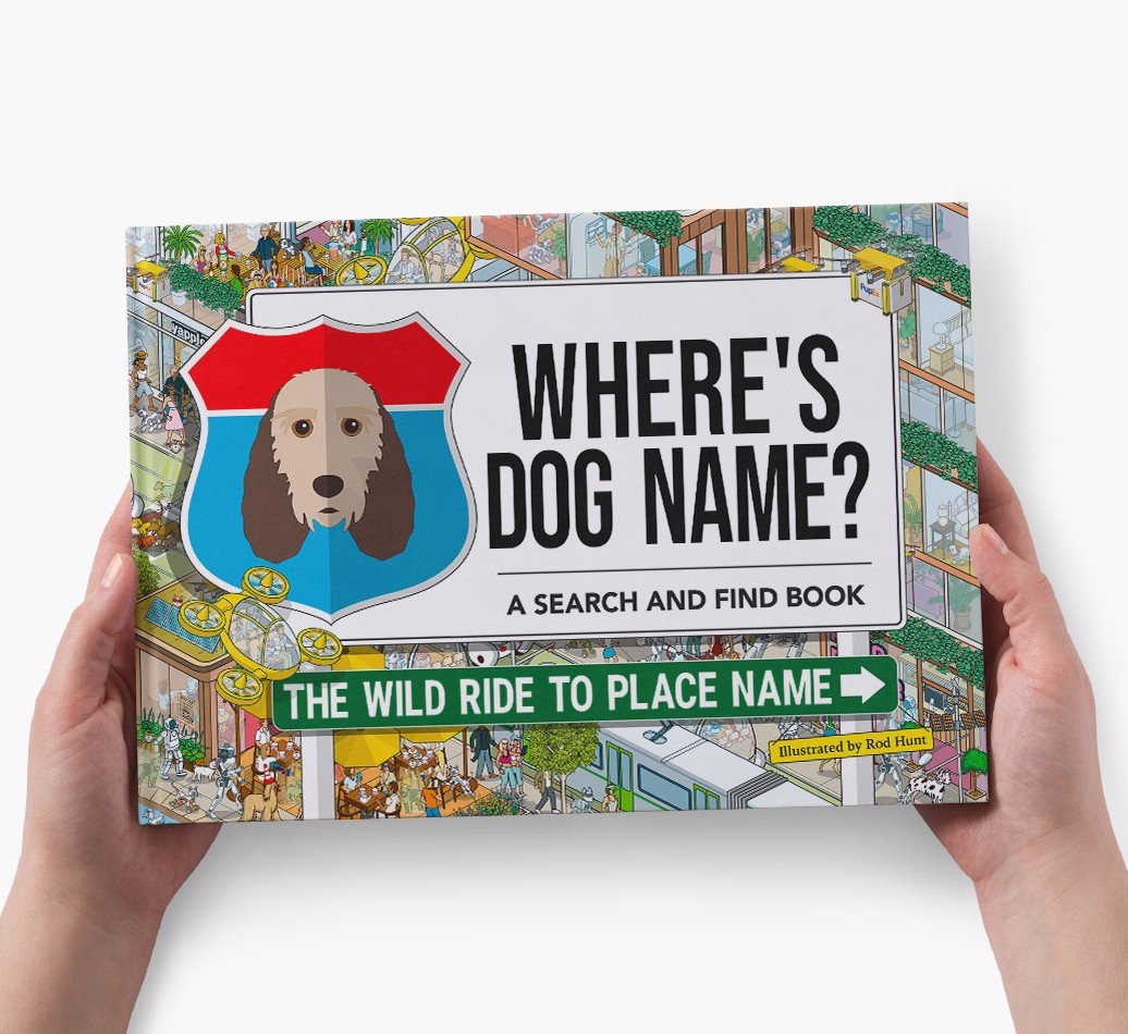 Personalized Dog Book - Where's Your Dog - Wild Ride