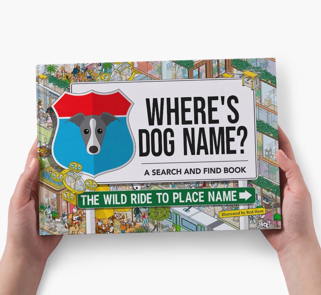 Personalized Dog Book - Where's Your Dog - Wild Ride