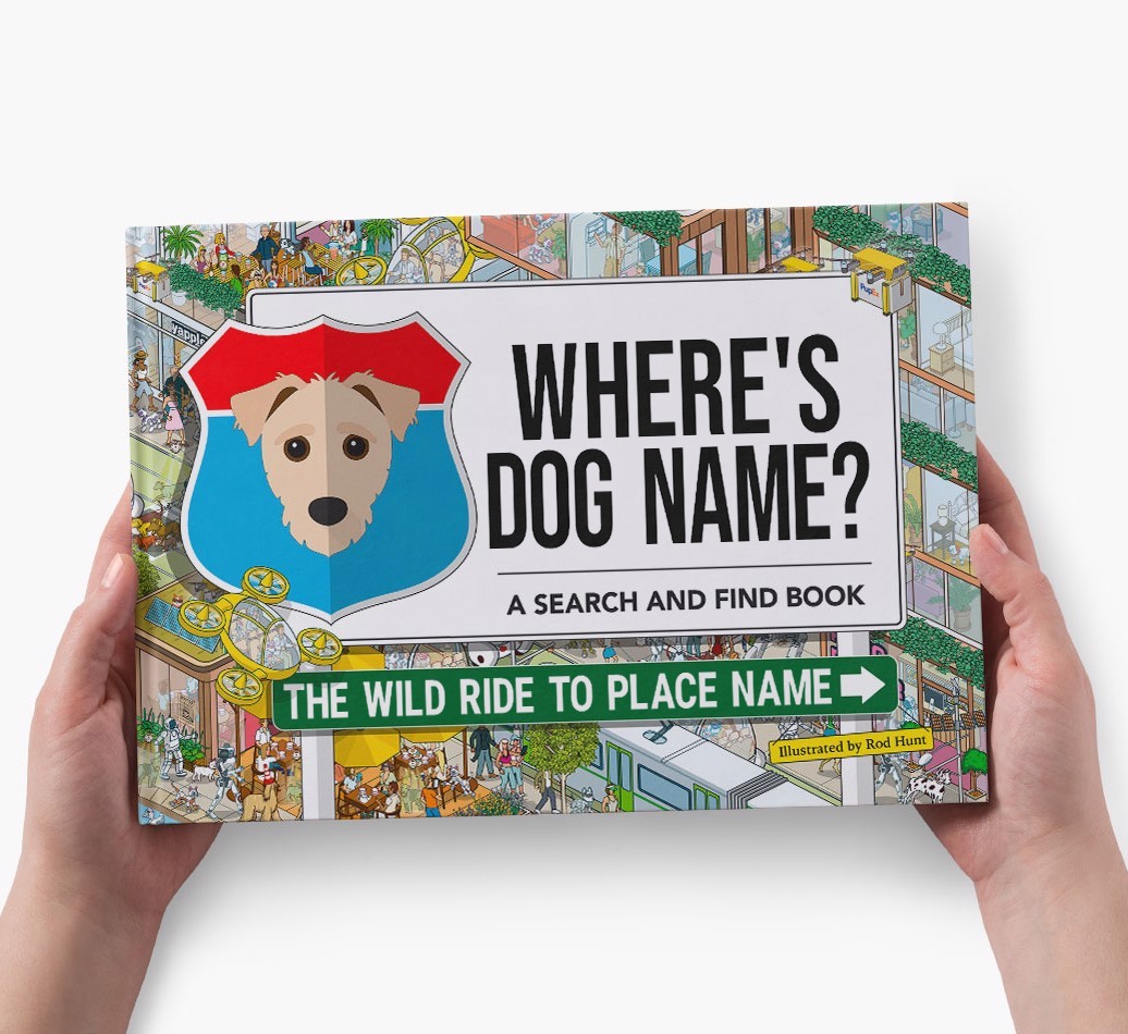 Personalised Dog Book - Where's Your Dog - Wild Ride
