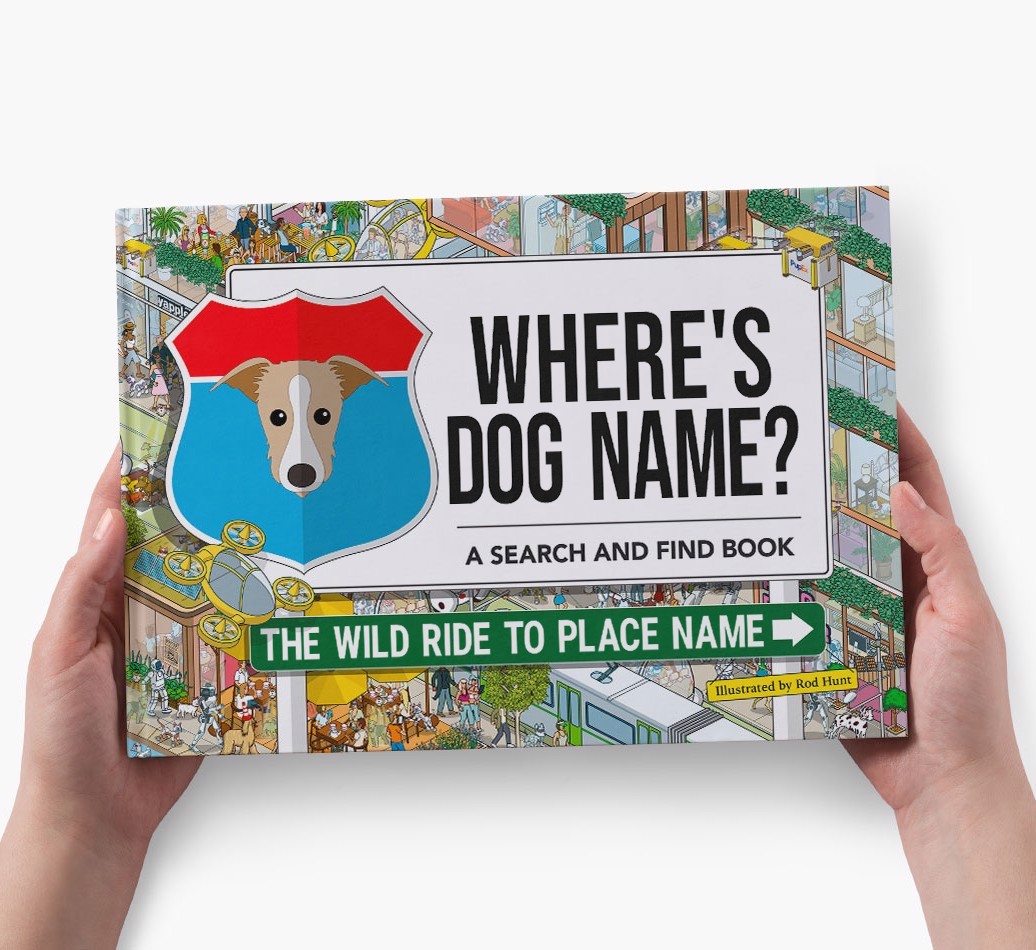 Personalized Dog Book - Where's Your Dog - Wild Ride