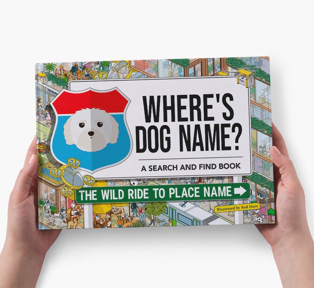 Personalised Dog Book - Where's Your Dog - Wild Ride