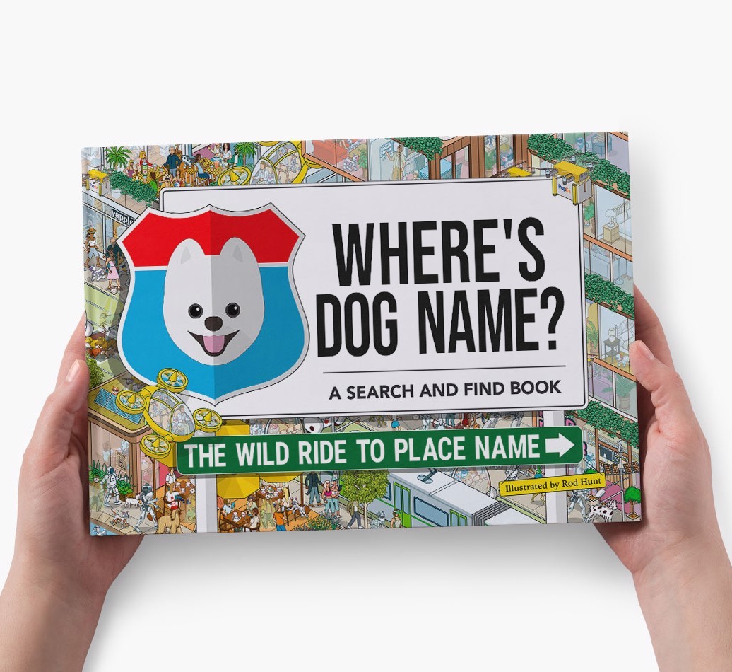 Personalized Dog Book - Where's Your Dog - Wild Ride