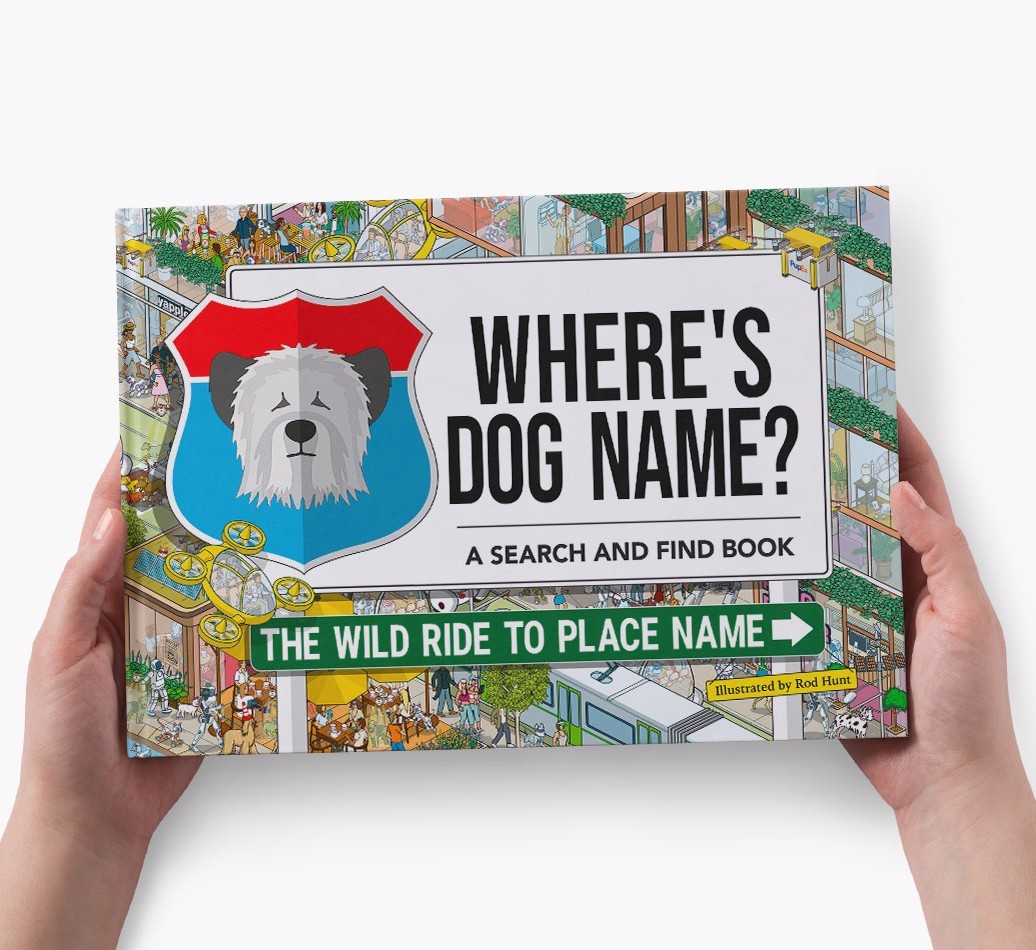 Personalized Dog Book - Where's Your Dog - Wild Ride