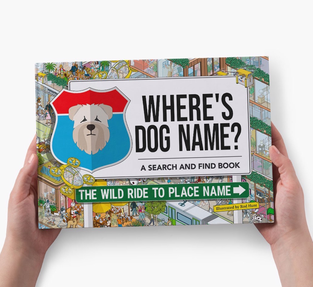 Personalized Dog Book - Where's Your Dog - Wild Ride