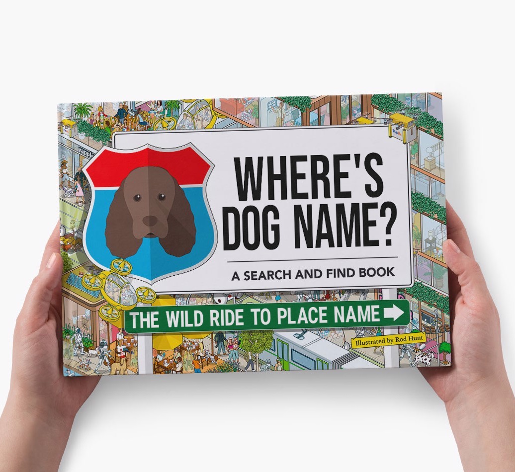 Personalized Dog Book - Where's Your Dog - Wild Ride
