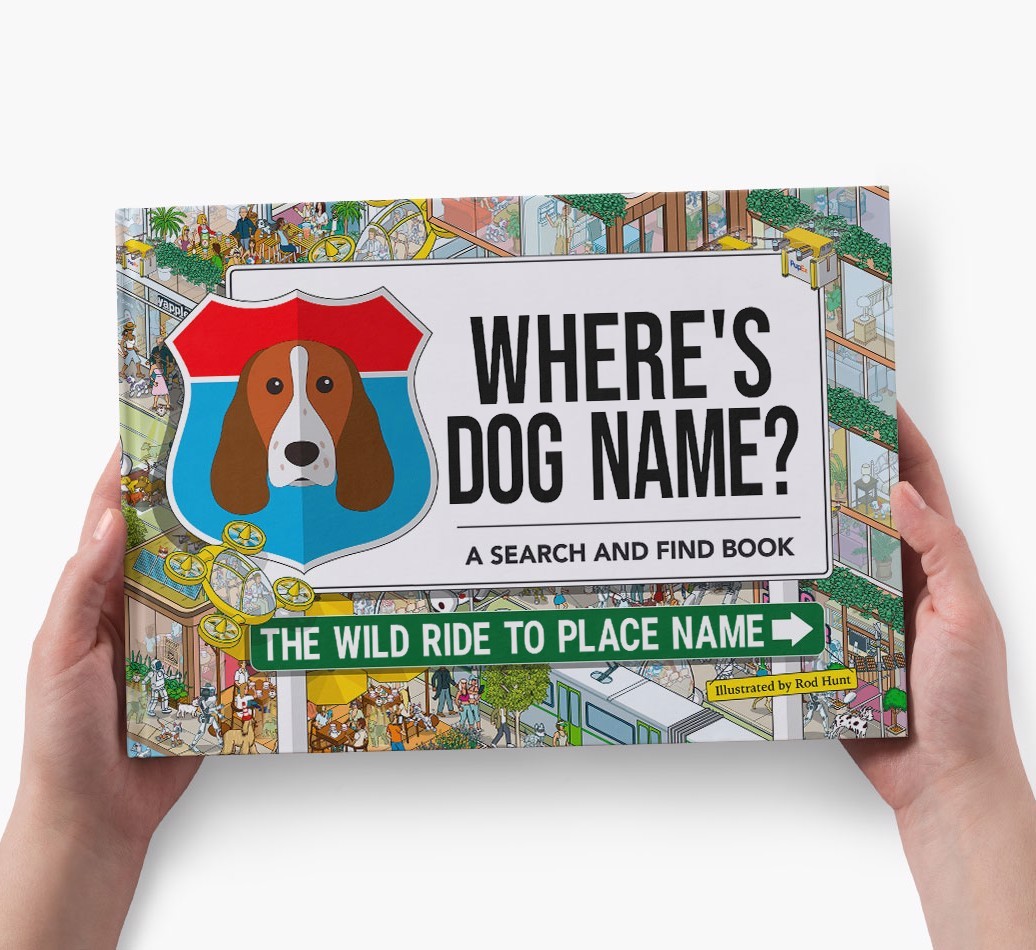 Personalized Dog Book - Where's Your Dog - Wild Ride