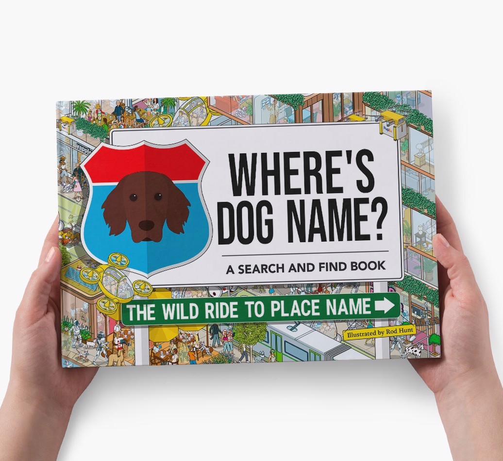 Personalized Dog Book - Where's Your Dog - Wild Ride