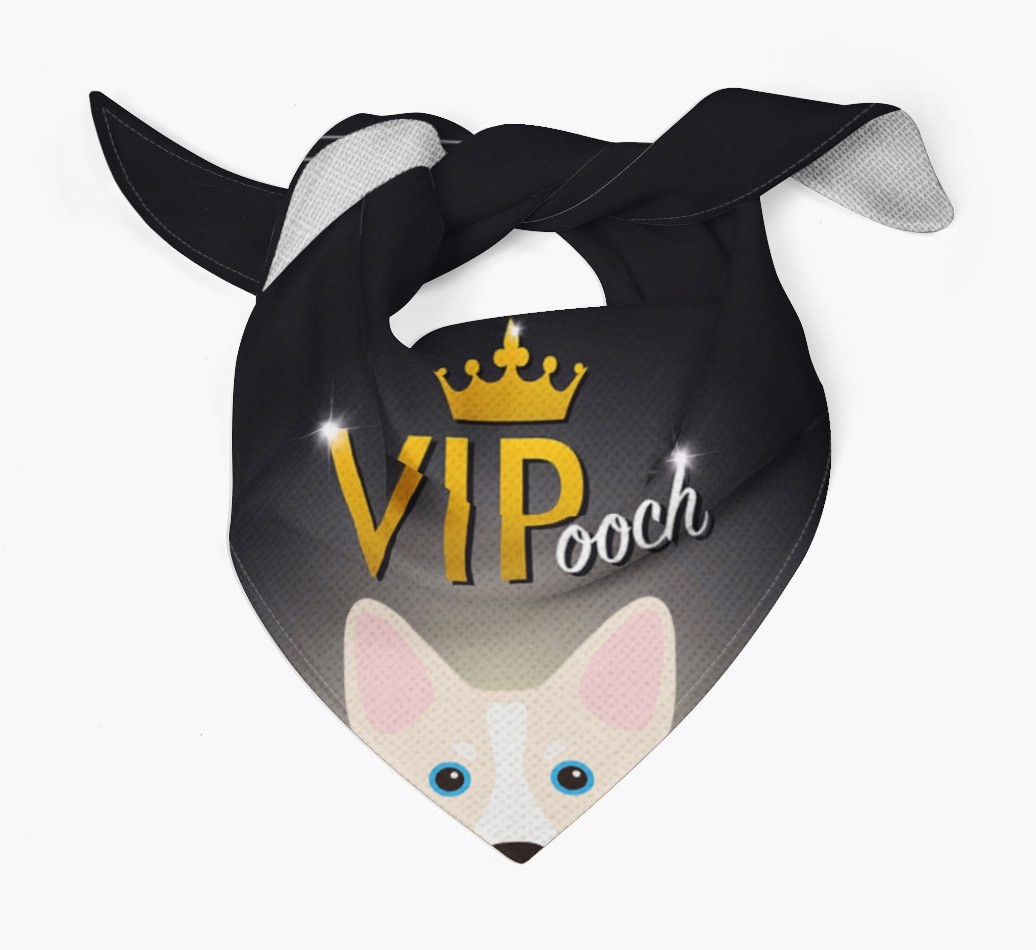 'VIPooch' - Personalised {breedFullName} Bandana