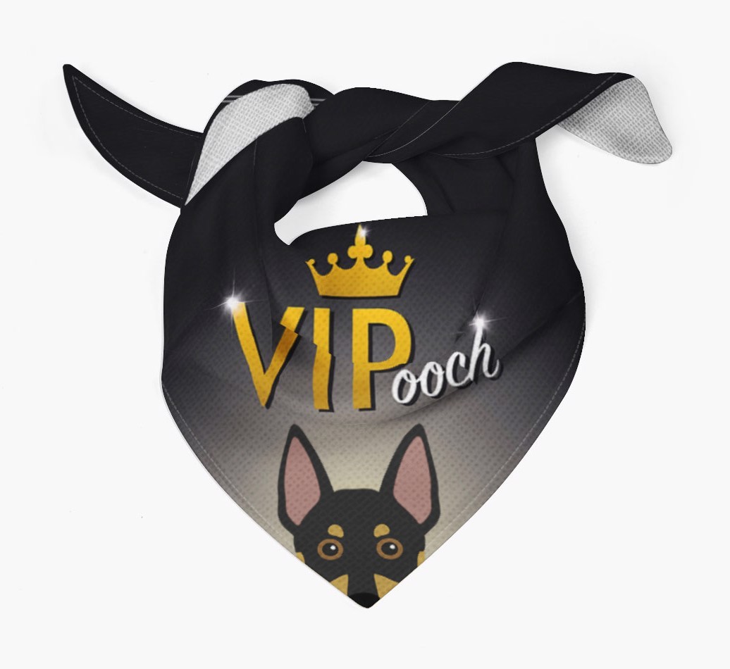 'VIPooch' - Personalized {breedFullName} Bandana