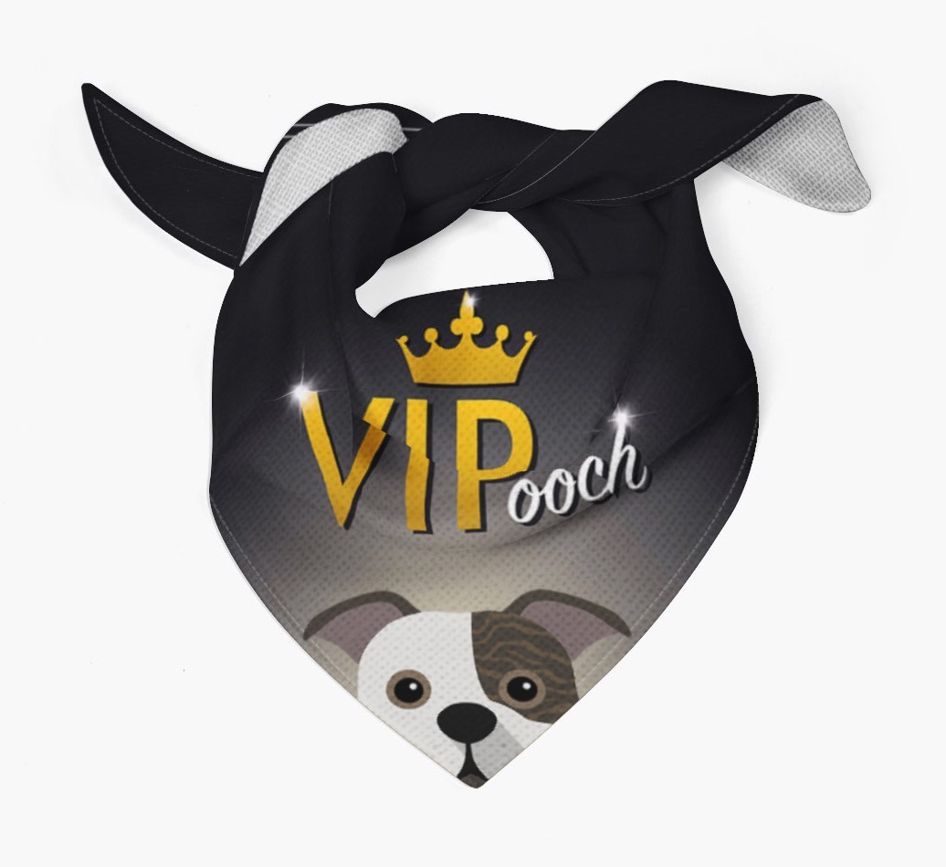 'VIPooch' - Personalized {breedFullName} Bandana