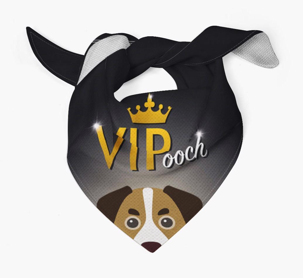 'VIPooch' - Personalized {breedFullName} Bandana