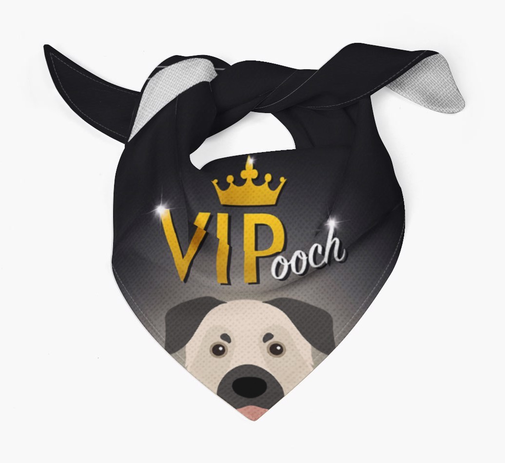 'VIPooch' - Personalized {breedFullName} Bandana