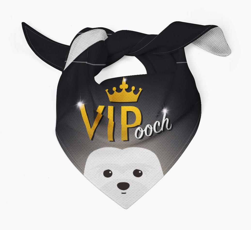 'VIPooch' - Personalized {breedFullName} Bandana