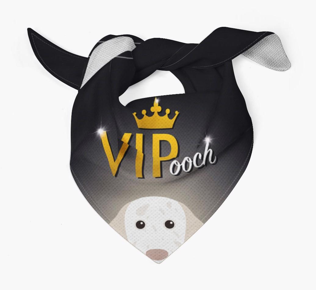 'VIPooch' - Personalized {breedFullName} Bandana