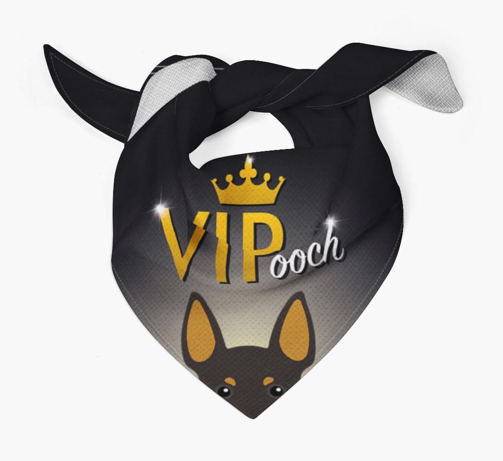 'VIPooch' - Personalized {breedFullName} Bandana
