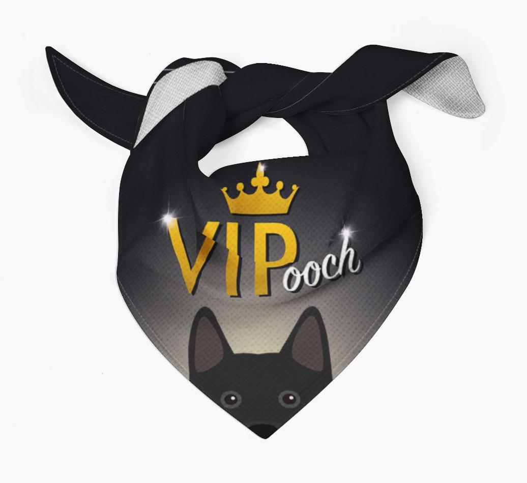 'VIPooch' - Personalized {breedFullName} Bandana