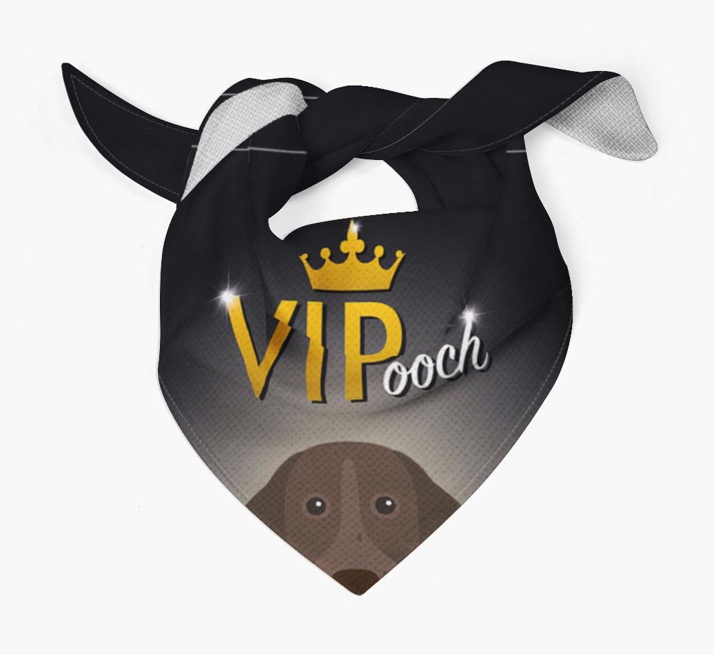 'VIPooch' - Personalized {breedFullName} Bandana