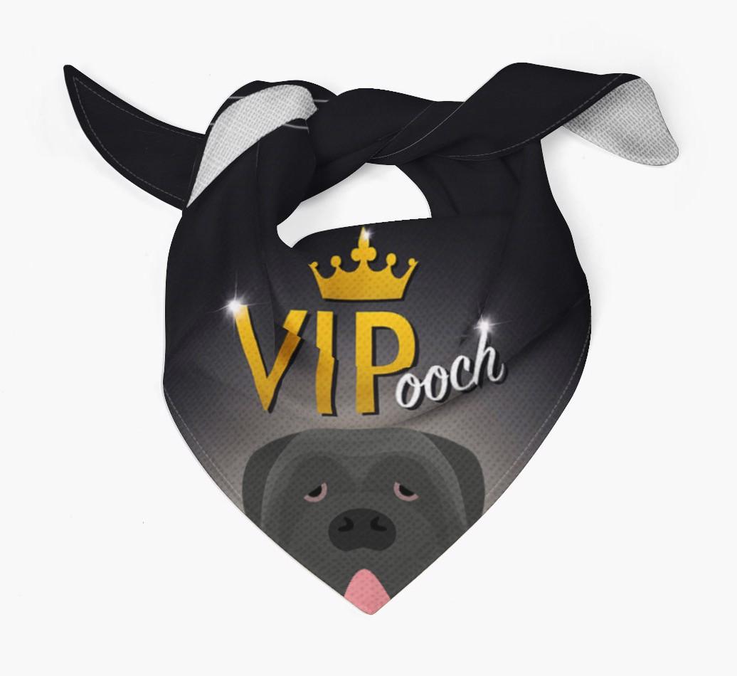 'VIPooch' - Personalized {breedFullName} Bandana