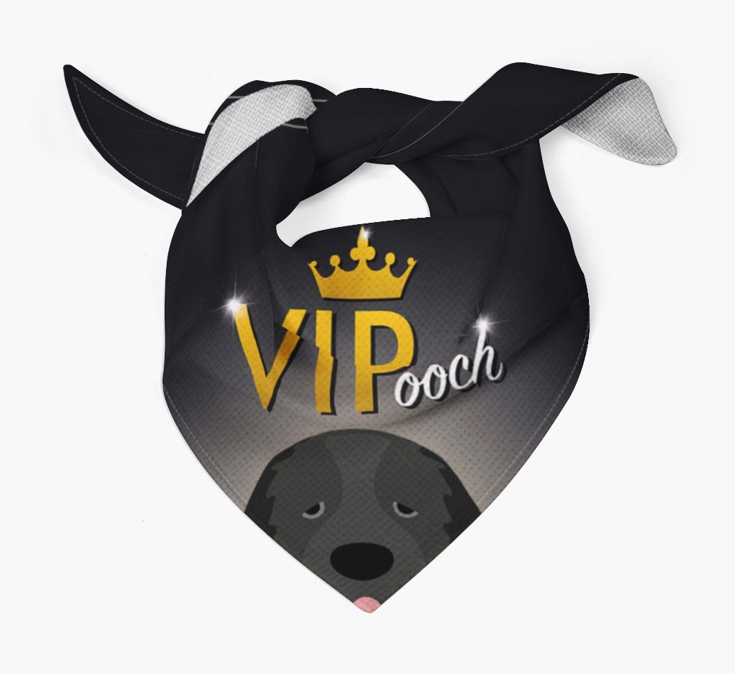 'VIPooch' - Personalized {breedFullName} Bandana