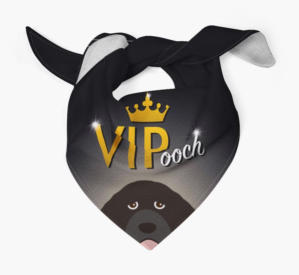 'VIPooch' - Personalized {breedFullName} Bandana