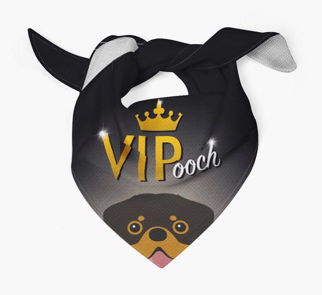'VIPooch' - Personalized {breedFullName} Bandana
