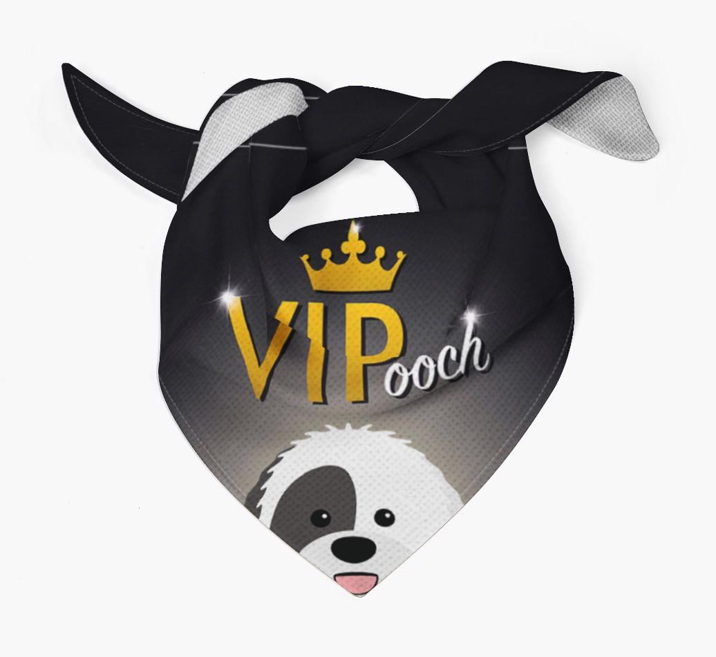 'VIPooch' - Personalized {breedFullName} Bandana