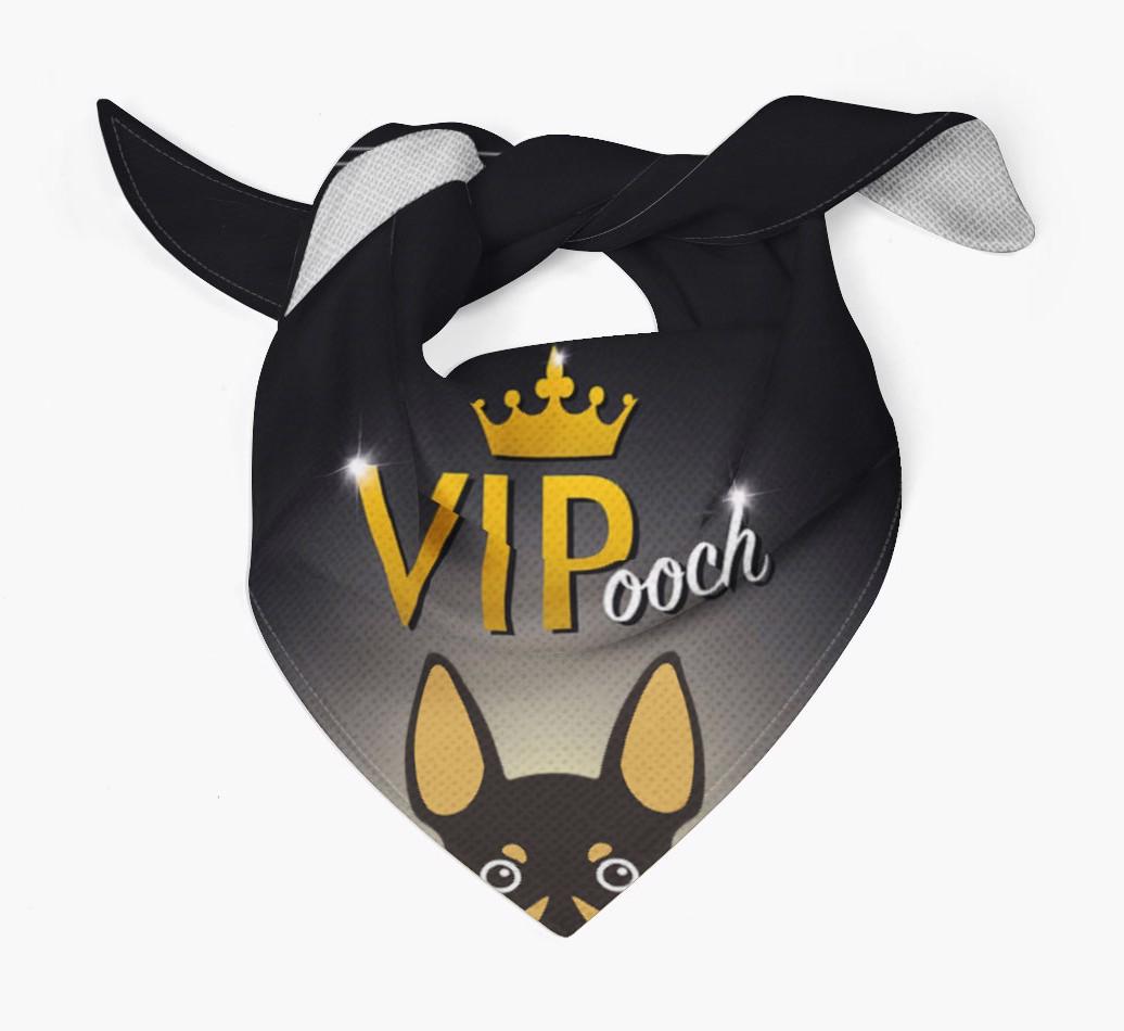 'VIPooch' - Personalized {breedFullName} Bandana