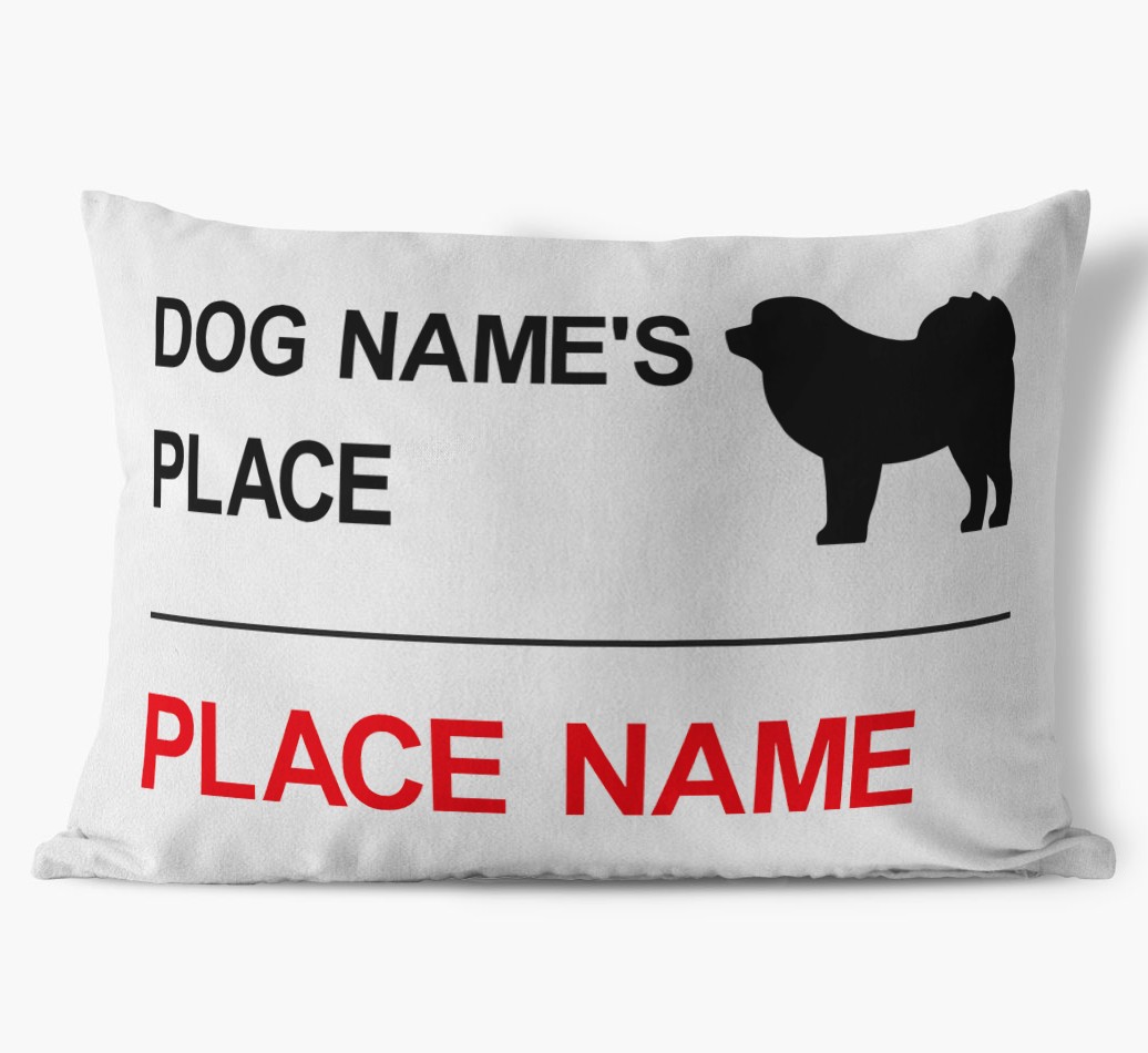 Street Sign: Personalised {breedFullName} Soft Touch Cushion