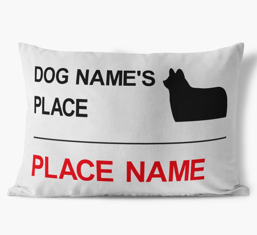Street Sign: Personalised {breedFullName} Soft Touch Cushion