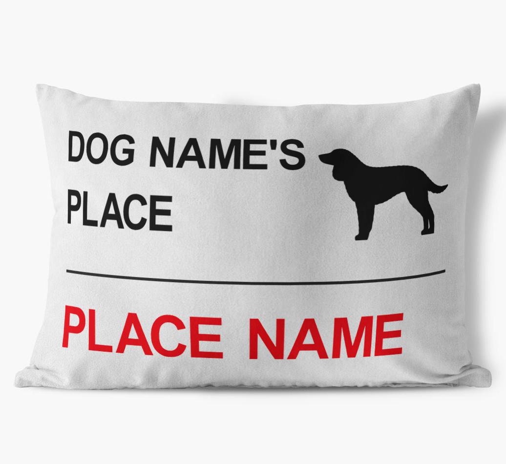 Street Sign: Personalized {breedFullName} Soft Touch Pillow
