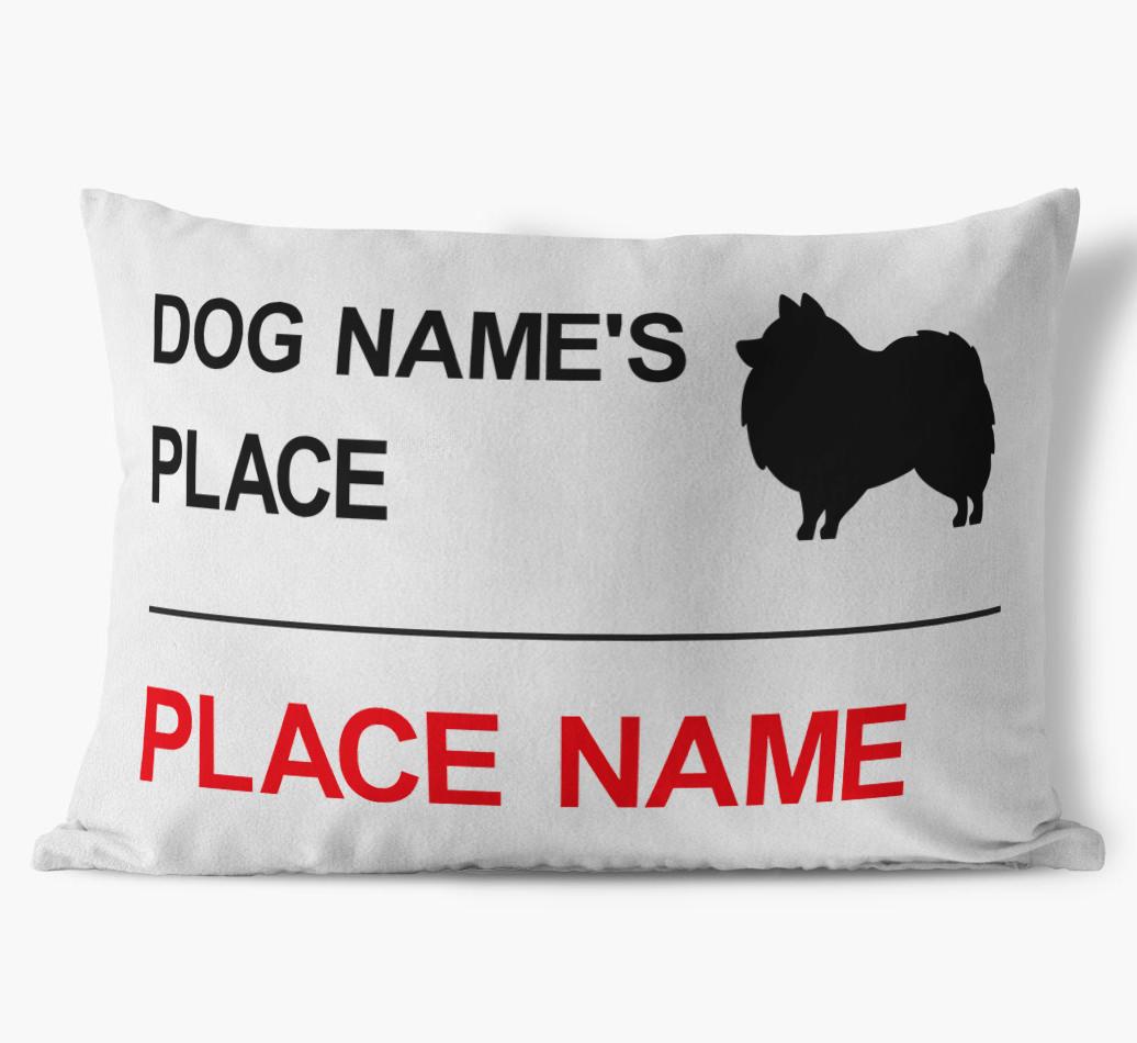 Street Sign: Personalized {breedFullName} Soft Touch Pillow