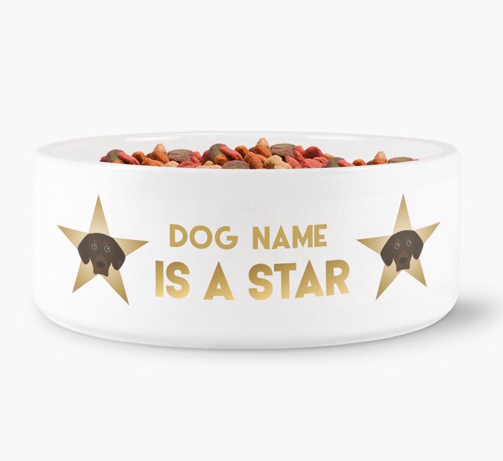 'Dog is a Star' - Personalized Dog Bowl for your {breedFullName}