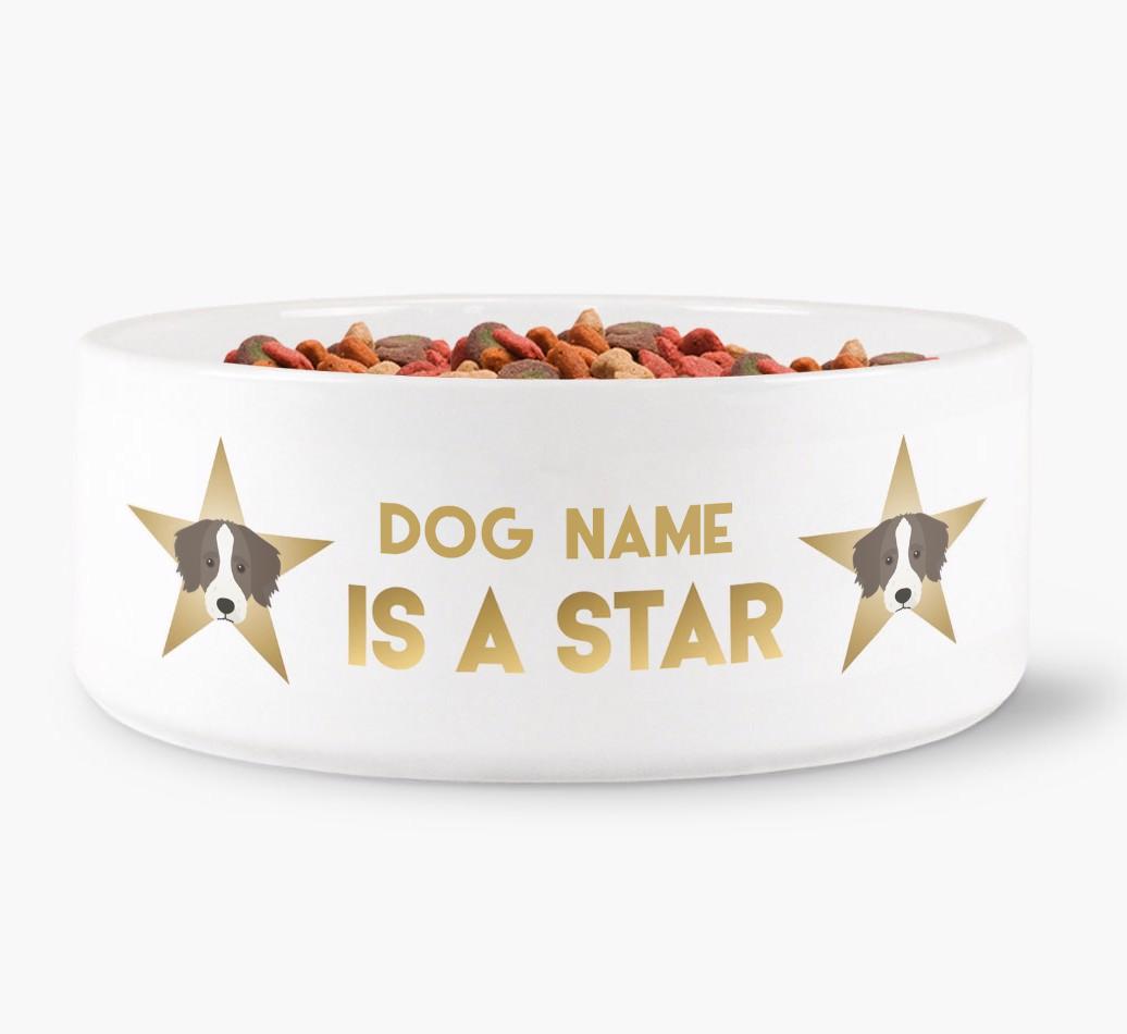 'Dog is a Star' - Personalized Dog Bowl for your {breedFullName}