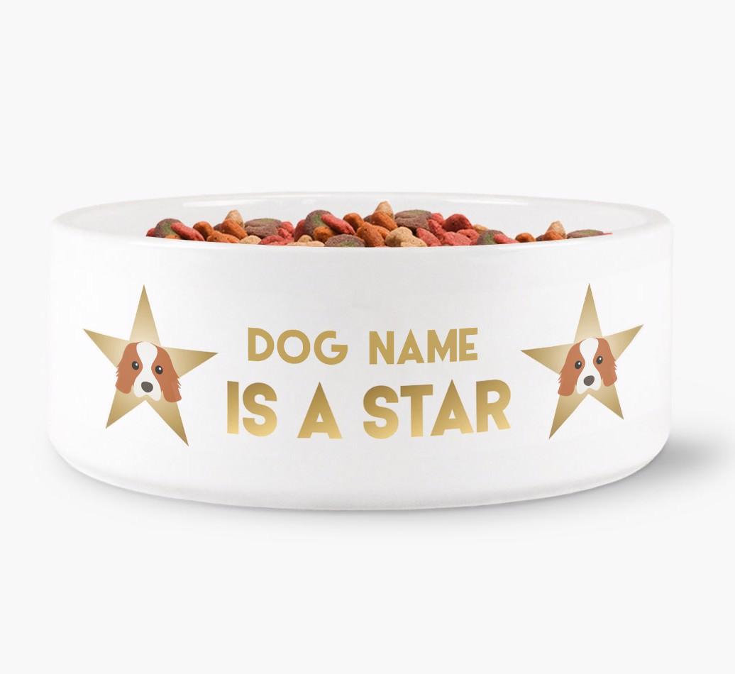 'Dog is a Star' - Personalized Dog Bowl for your {breedFullName}